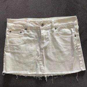 Brand: Tilt White Denim Mini Skirt